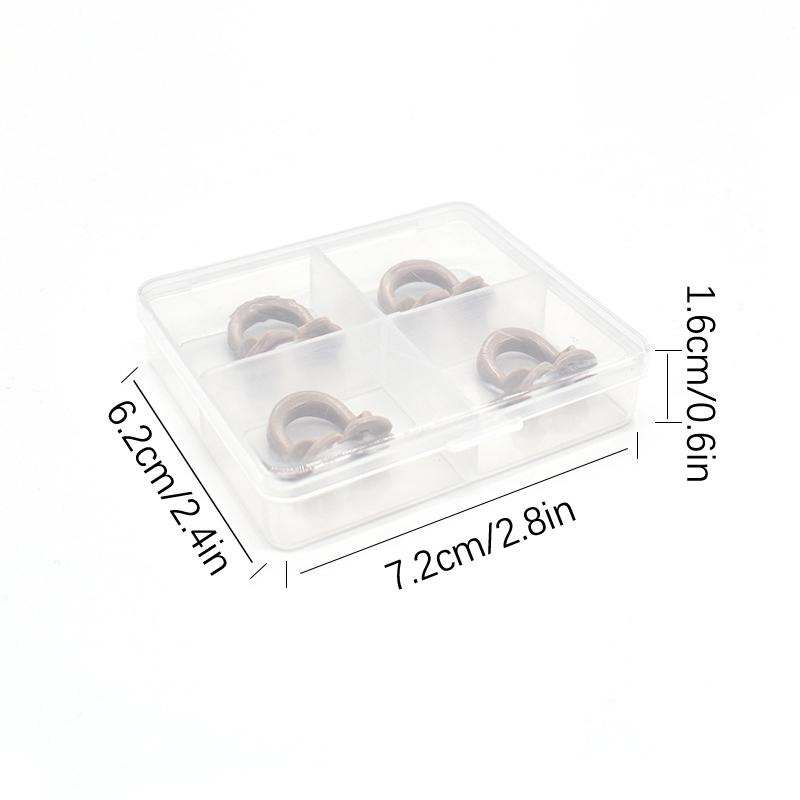 4/8Pcs Dental Rubber Dam Clamps Dam Rubber Barrier Clip Resin Materials Autoclavable 134℃ Dentist Tools Dental Lab Tool