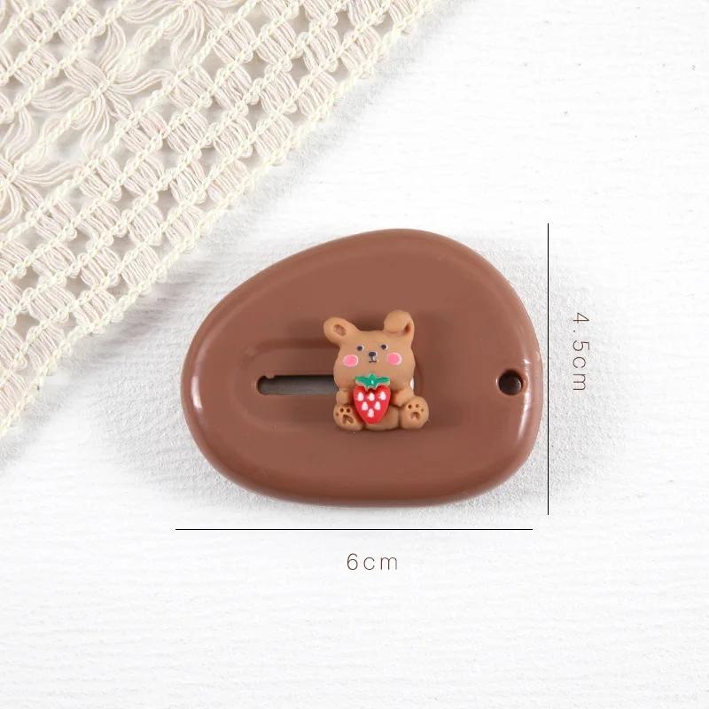 1 Piece Mini Cartoon Utility Knife Beige Coffee Color Bear Cat Paw Rabbit Box Cutter for Student Potable Scrapbook Paper Cutter