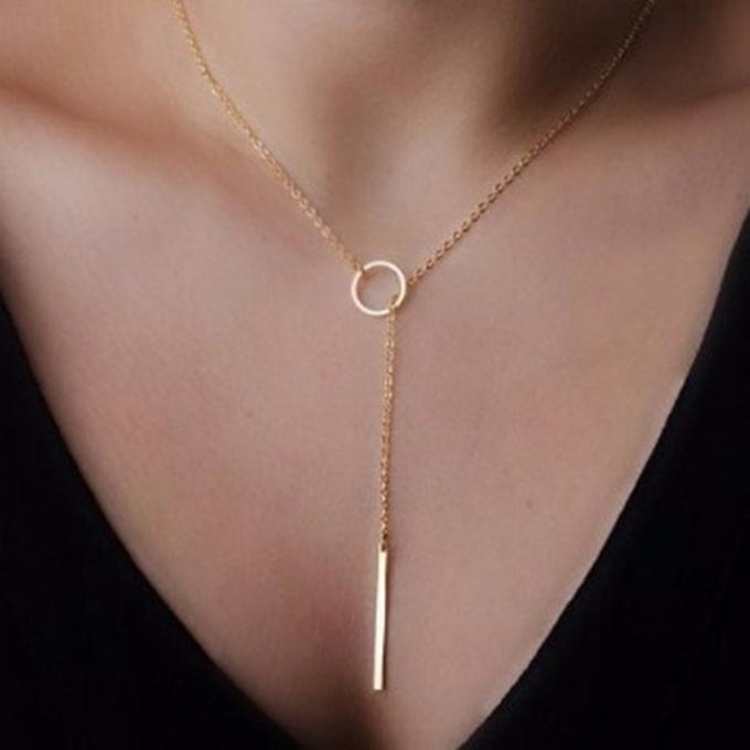 New Fashion Jewelry Star Moon Choker Necklace Gift For Women Girl Gold Color Chain Hollow Star Pendant Necklace
