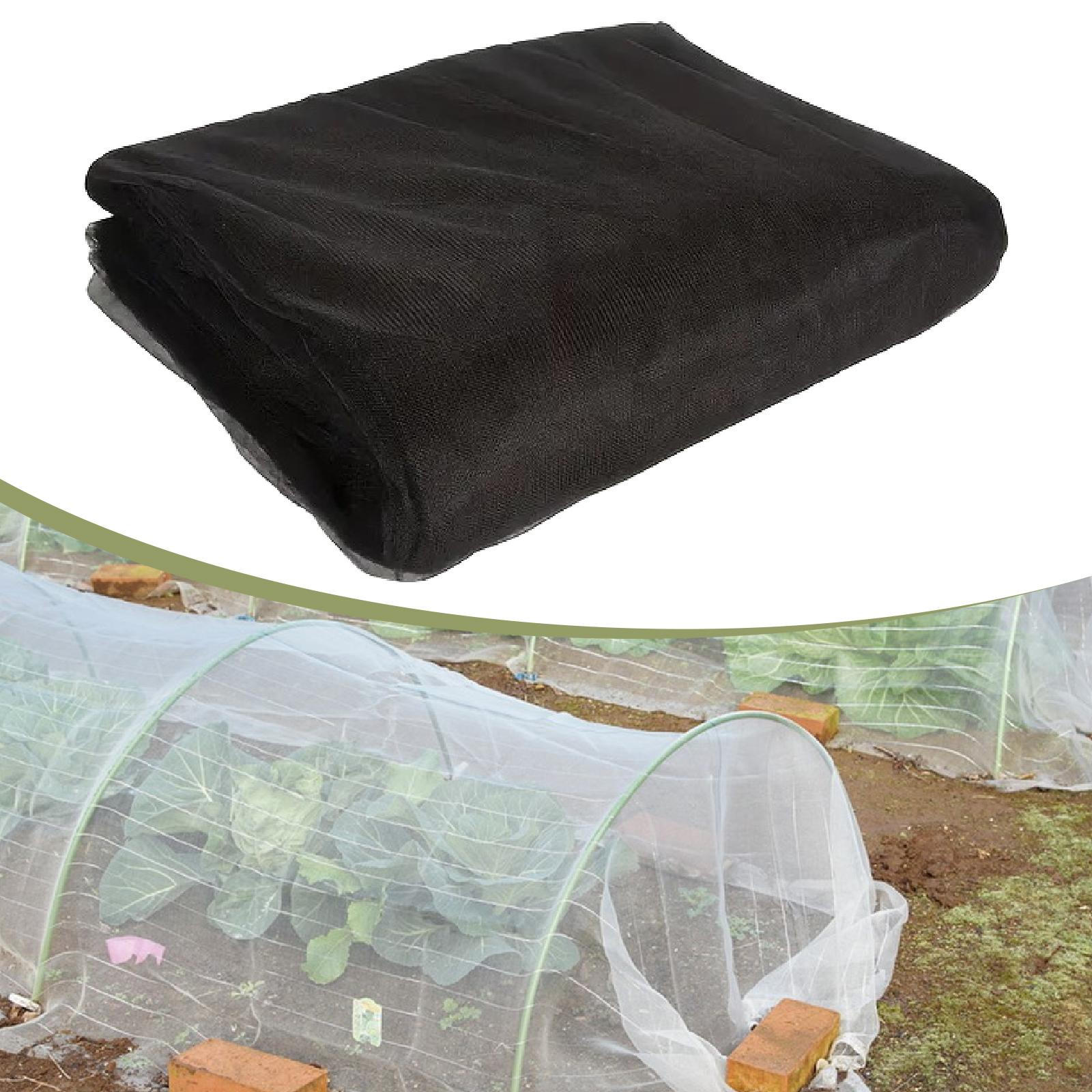

, Plant Cover, 240 Cm Wide, Barrier Row Protective Net for Raised Beds, Fruit, Patio Plants, Black Length 4m