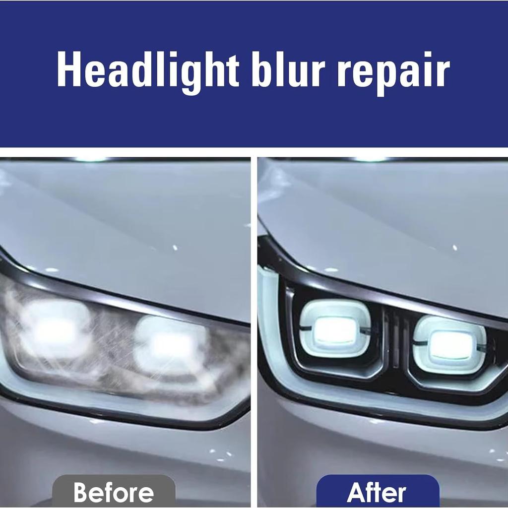 Car Accessories Headlight Repair Polish Kit Car Headlight Restoration Kit Headlamp Anti-Scratch Detailing Cleaning Maintenance