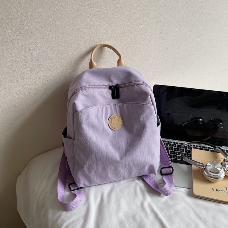 

Good-looking Women s out Backpack Travel Lightweight Mountaineering Bag Work Clothing Work Small Backpack Student Class Schoolbag Purple