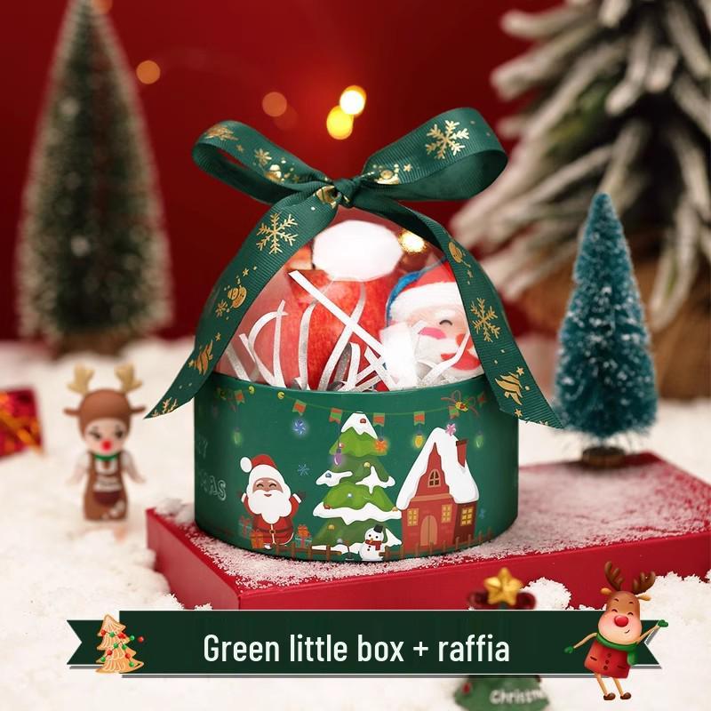 Creative Christmas Eve Apple Candy Gift Box: Small Decorative Packaging