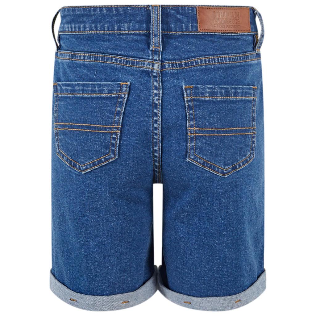 Urban Classics Girls Organic Stretch Denim 5 Pockets Shorts