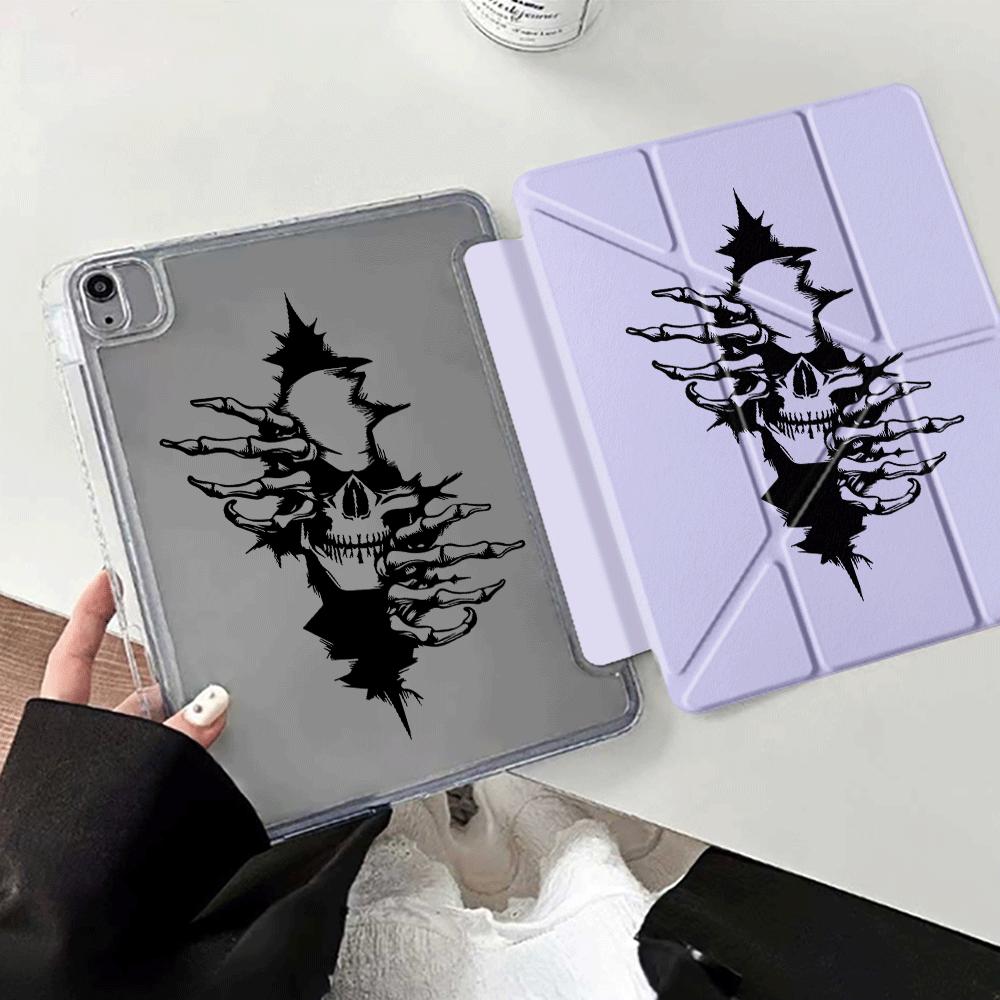 Creative Crack Skeleton Tablet Case For iPad Air 4 5 M3 M2 1 2 M4 11inch Mini 6 7 Pro 11th 10th 9th 8th 7th 12.9inch Pro 2025