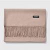 2024 Autumn/Winter Women's Solid Color Faux Cashmere Shawl & Snood Scarf Set