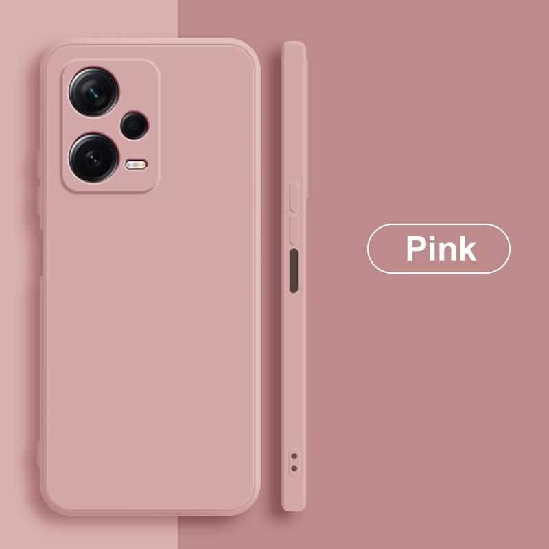 For Redmi Note 12 Pro Plus Case Square Liquid Silicone Phone Cases For Xiaomi Redmi Note 12 Note12 Pro Plus 5G Protection Back Cover
