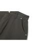 BASEMOMENT Cinch Back Curved Bermuda Pants Mocha Smoke