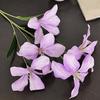 4 Pcs Artificial Renanthera Flower 29 Inch Long Stem Fake Orchid