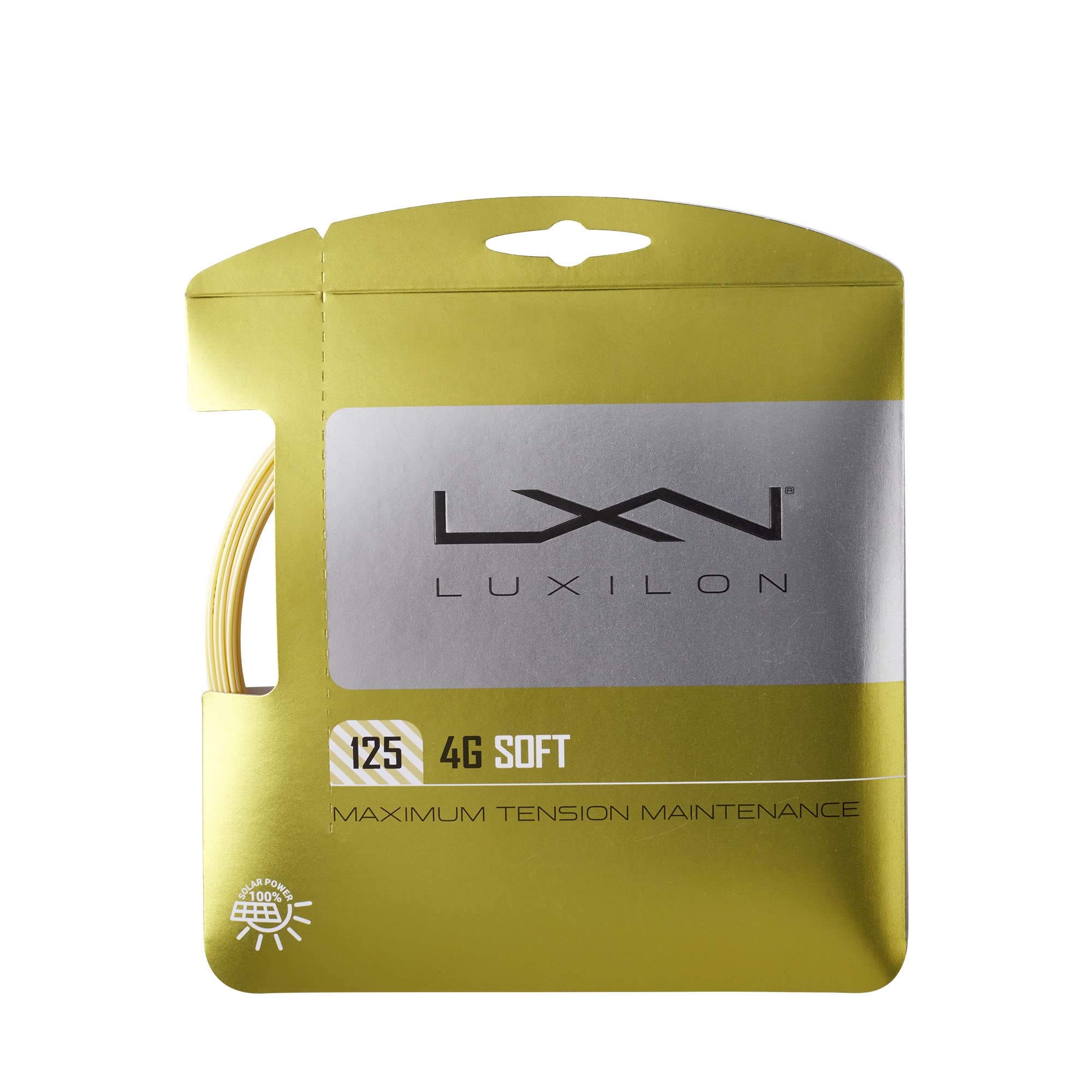 LUXILON 4G SOFT 125 tennis string gold