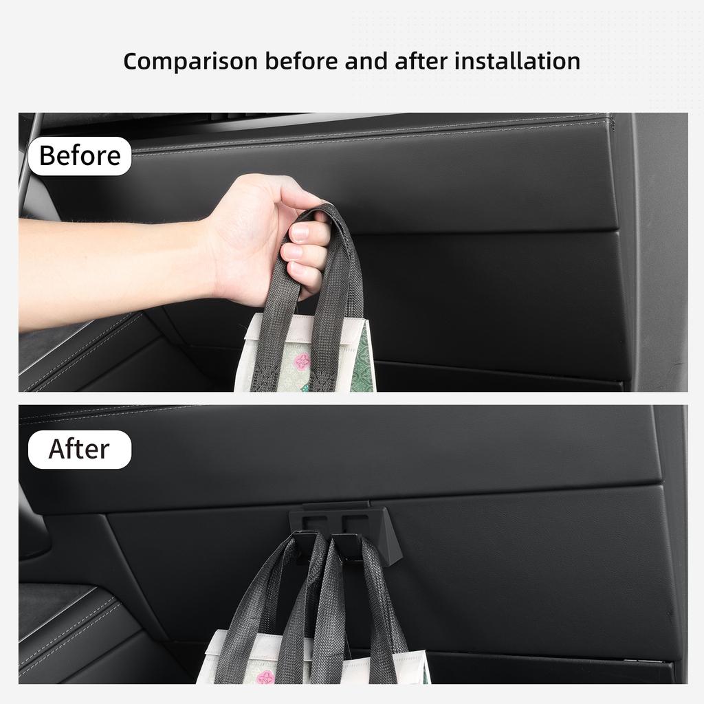 For Tesla Model Y Juniper 2025/Model 3 Highland 2025 Car Glove Box Storage Hook Interior Modification Functional Accessories
