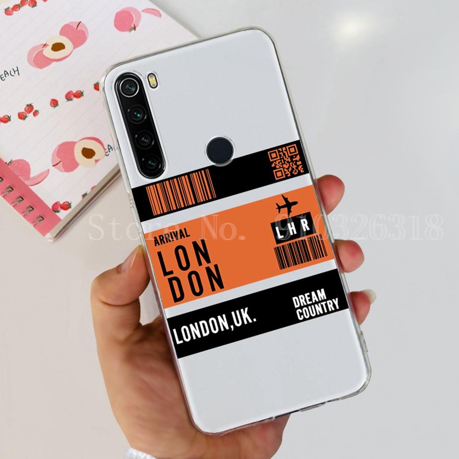 For Xiaomi Redmi Note 8 Case Redmi Note 8T Clear Silicone Soft Slim Phone Case For Xiaomi Redmi Note 8 Pro Note8 Back Cover Capa