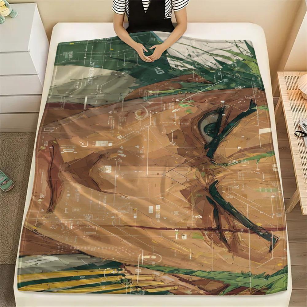 Zoro Multipurpose Home Use Print Blanket, Flannel Blanket Adapt to Sofa, Bedroom, Picnic, Bed and Travel.-TING