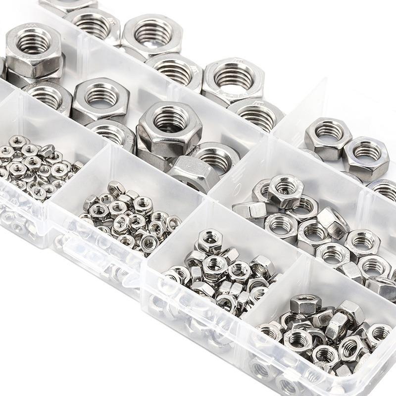 Mixed Hexagonal Nut Set - DIN934 304 Stainless Steel