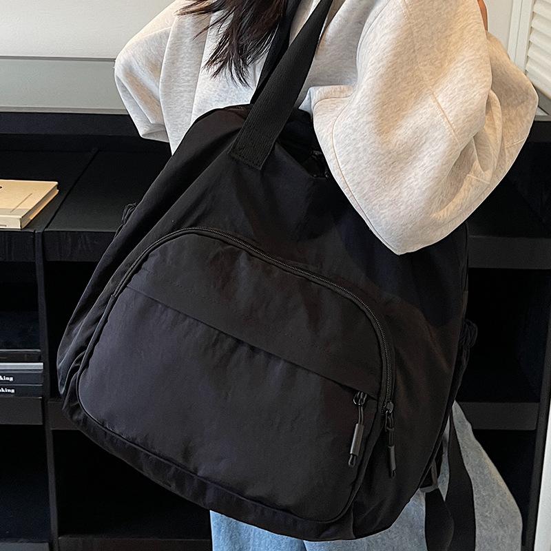 2025 Autumn New Large-capacity Backpack Women's Casual Versatile Lightweight Travel Bag Fashionable High-value Messenger Bag