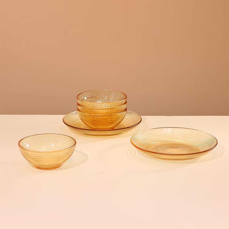 Westinghouse Polka Dot Heat-Resistant Glass Tableware Set
