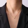 Cazador Stainless Steel A-Z Initial Letter Necklace for Women Alphabet Choker Chain Jewelry Birthday Gifts New Trend 2026