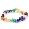 Agate Crystal Bracelet - Hot Selling Fashion Colorful Crushed Stone Stretch Bracelet (european & American Style)