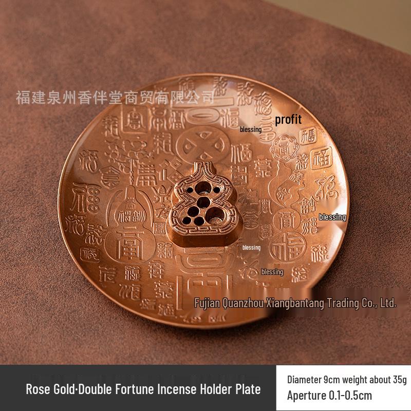Fisherman Fishing Line Incense Holder: Indoor Tea Ceremony Ornament, Alloy Incense Burner Base.