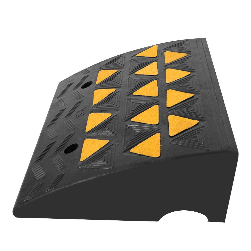 2 stücke Heavy Duty Gummi Bordstein Rampen Auffahrt Schwelle Rampe für Auto Fahrzeug Motorrad Rollstuhl