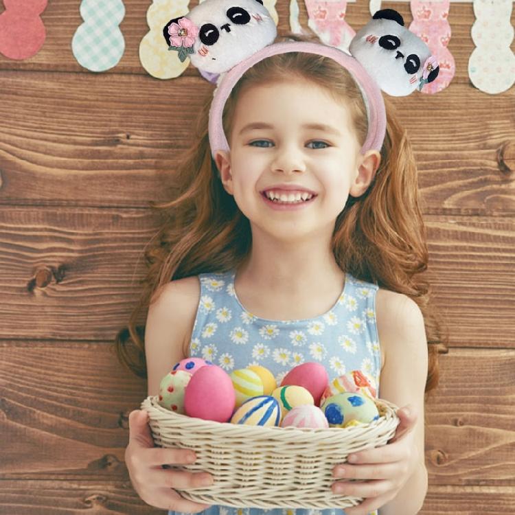 Contemporary Panda Hair Accessory Plush Fabric Hair Decoration Fashion Headbands Hairpiece For Adults Comfortable Wear