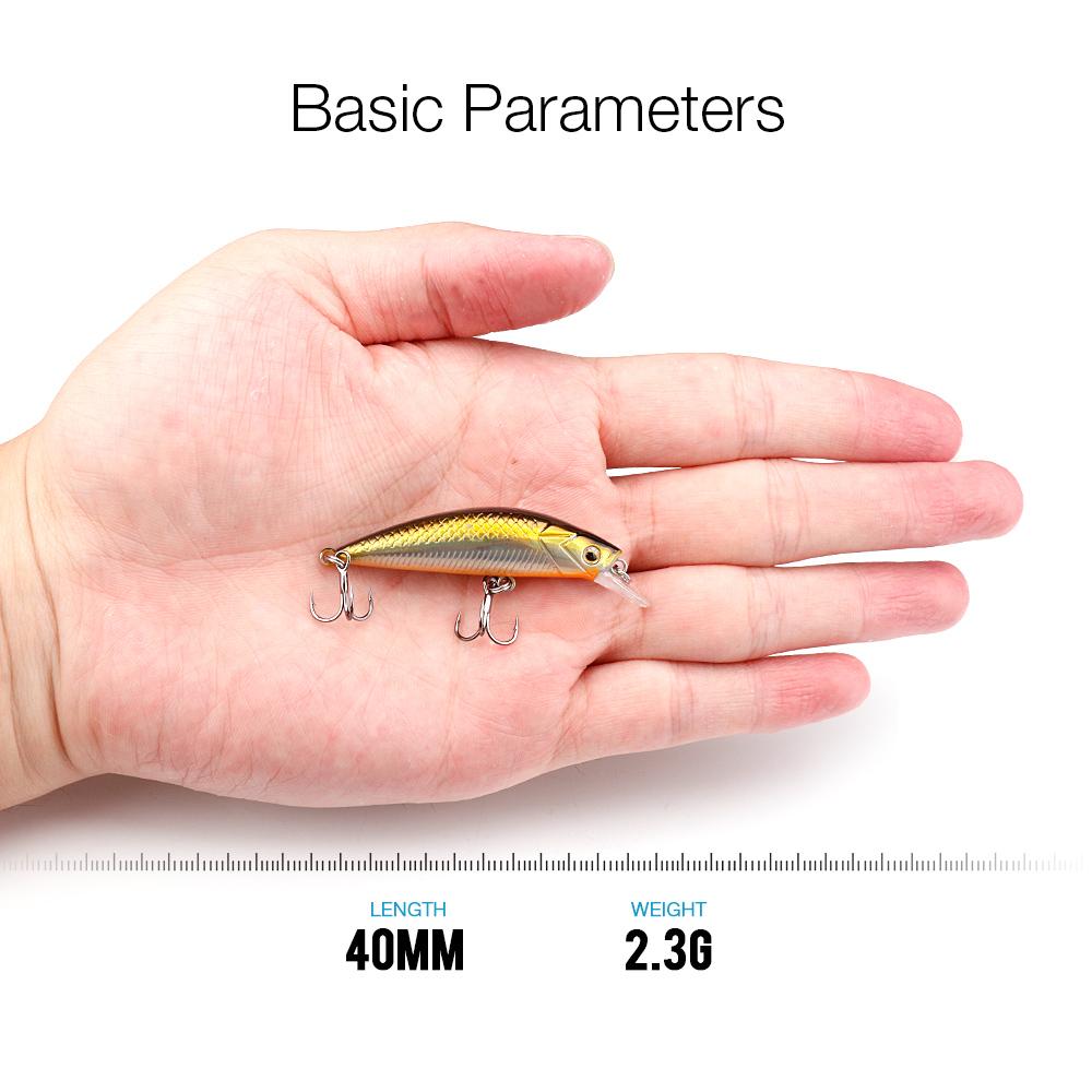 60mm 5.5g Sinking Minnow Lure For Fishing Crankbait Silent Black Minnow Wobblers For Pike Artificial Bait Fishing Tackle