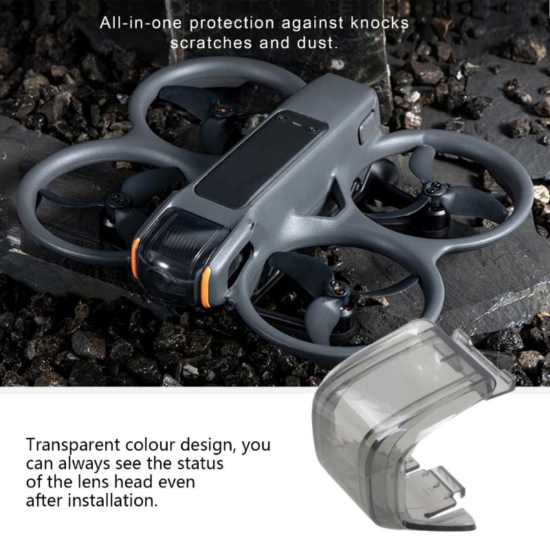 Lens Caps Gimbals Guard Protector for AVATA 2 Drones Gimbals Lens Hood Cover Props Fixator Holder Lens Cover Dustproof Caps