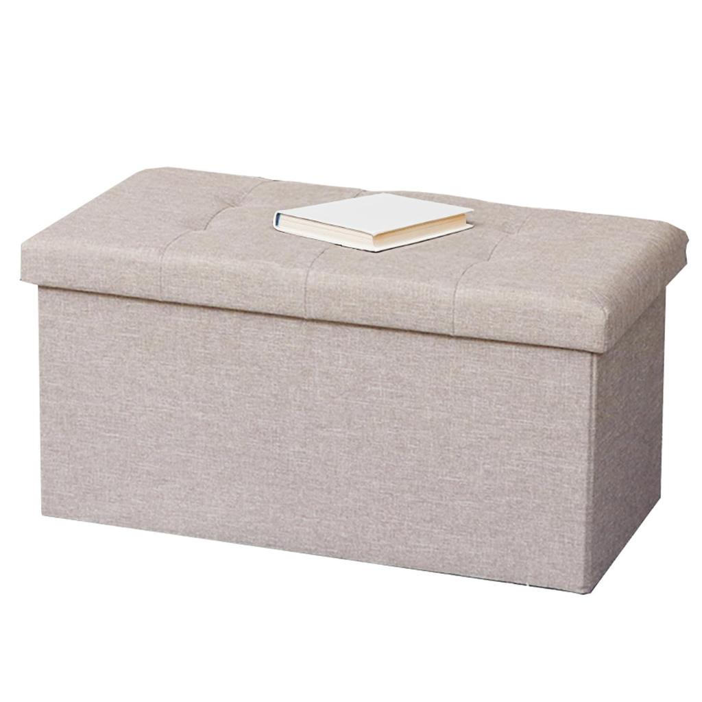 Fuji Boeki Storage Storage Folding Box 60cm X 30cm X 30cm Light Hunt 86139 Bench, Box, Ottoman, Stool, Bench, (W) (D) (H), Gray,