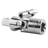 1/2 3/8 1/4 Universal Joint Set - Ratchet Angle Extension Bar Socket Adapter