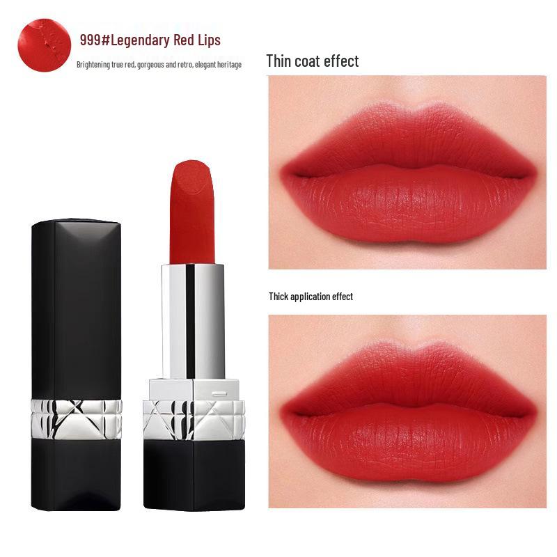 Flaming Blue Gold 999 Matte Moisturizing Lipstick - 720 Velvet, Long-lasting Matte Velvet Whitening 888
