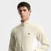 FILA Tennis Minimalist Classic Sports Tennis Style Casual Comfortable Versatile Knitted Jacket Men jackets Apricot A11M613511FBG