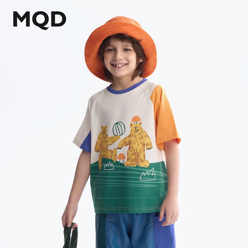 MQD Boys  Short Sleeve Cartoon T-Shirt 140