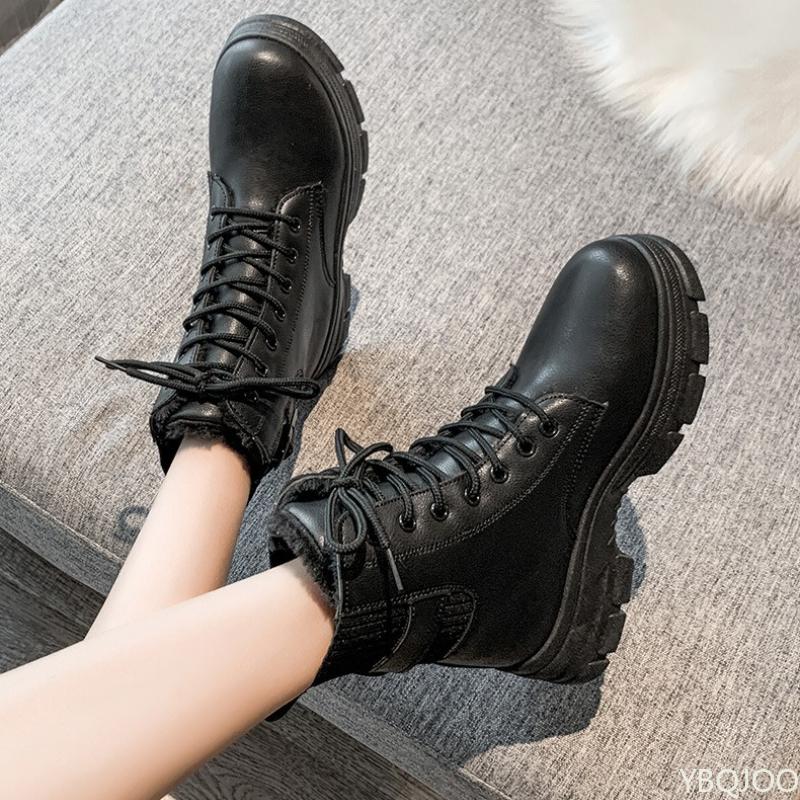 Women's Autumn Winter New Short Boots Are Simple Comfortable Wear-resistant Solid Color Versatile Waterproof Women's Shoes