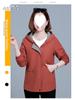 Women's Spring-Autumn Plus Size Hooded Windbreaker - Casual, Stylish, and Age-Reducing for Middle-Aged Women