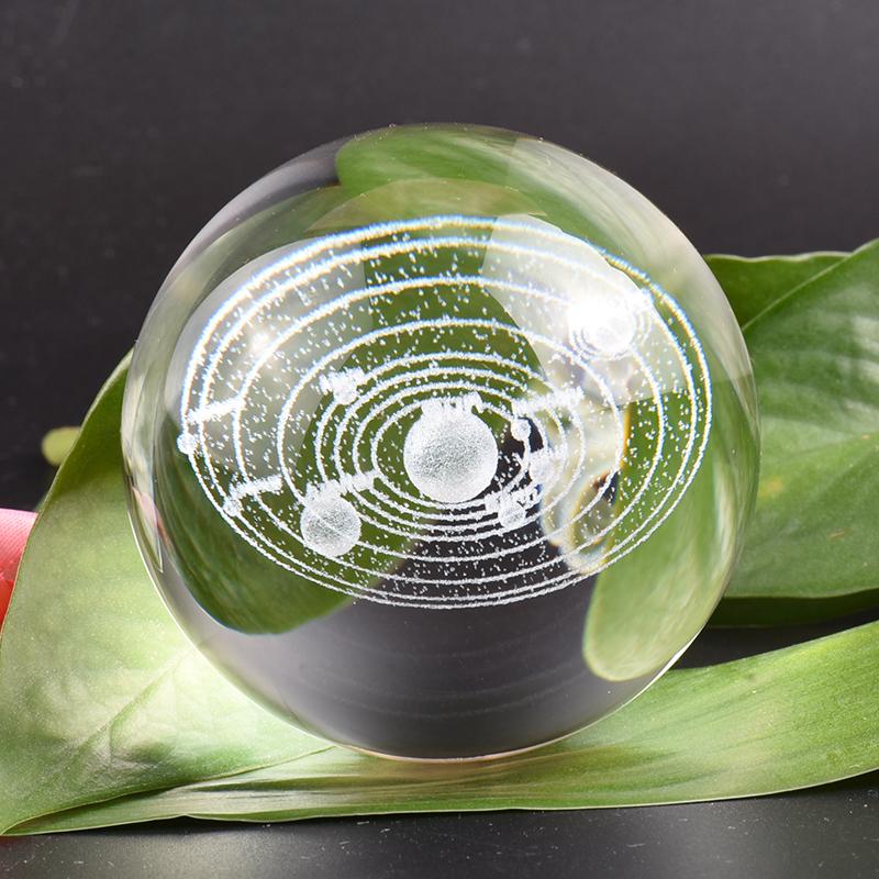 Four-Leaf Clover Glass Crystal Ball Ornament - Friendship Home Decor & Gift for Birthdays