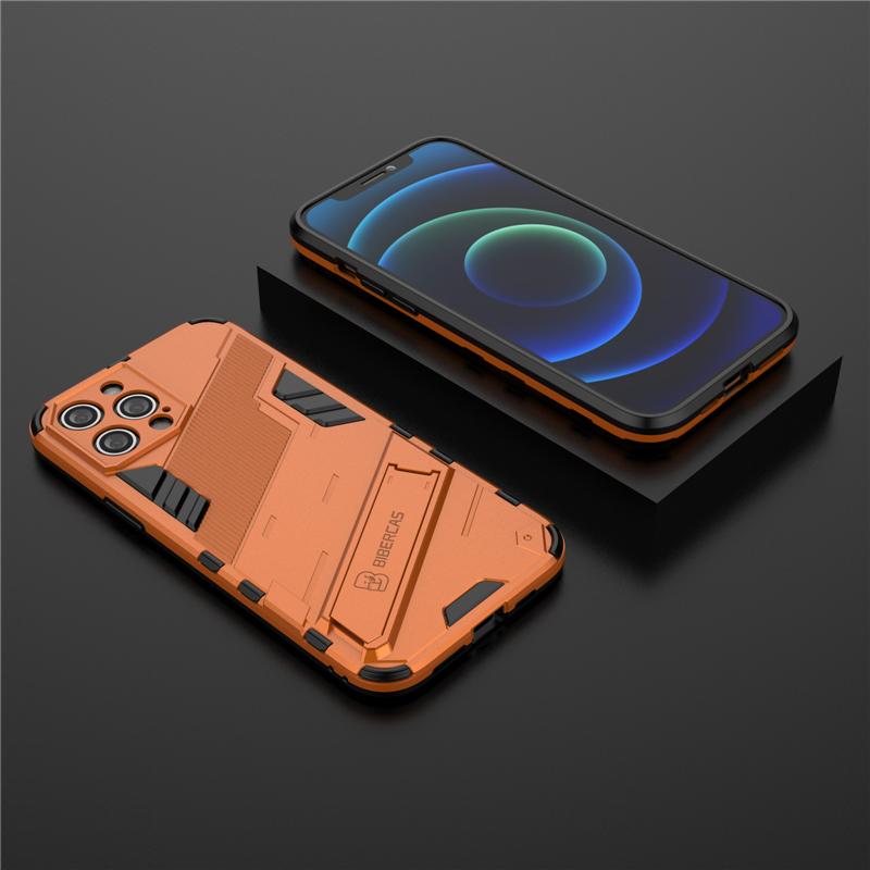 Armor Cyber Shockproof Case For iPhone 12 Mini 13 12 Pro SE 2020 XR XS Max X 11 12 Pro Max 7 8 6 6s Plus Stand Holder Cover