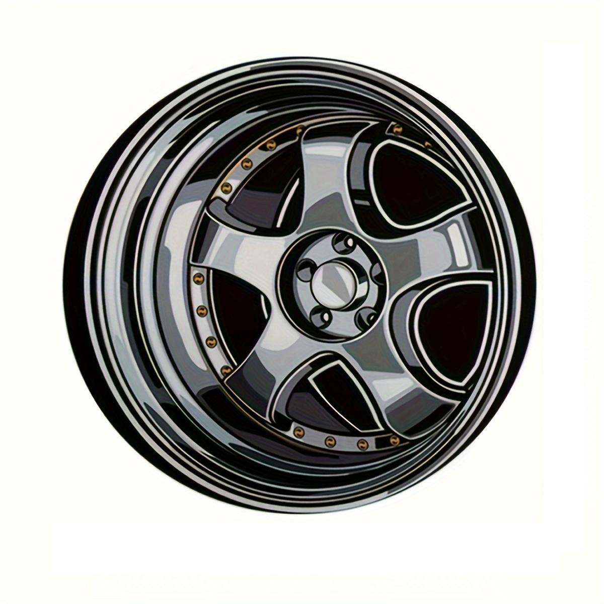 

Tire Shape Carpet Round Rug Boys Bedroom Decor Creative Area Rugs Car Hub Home Living Room Anti-slip Coffee Table Floor Mat 80x80CM