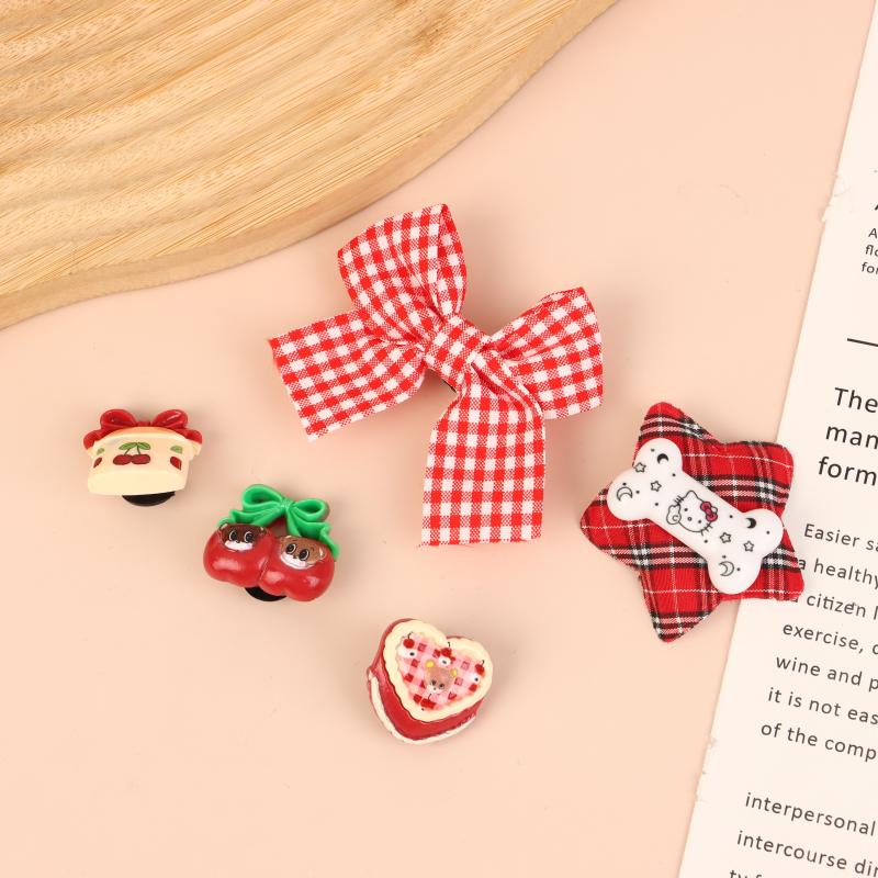 Cute Cherry Candy Cake Shoe Buckle Girly Detachable Shoe Flower Shoe Charms For Hole Shoes Shoe Upper Decorative Accessories