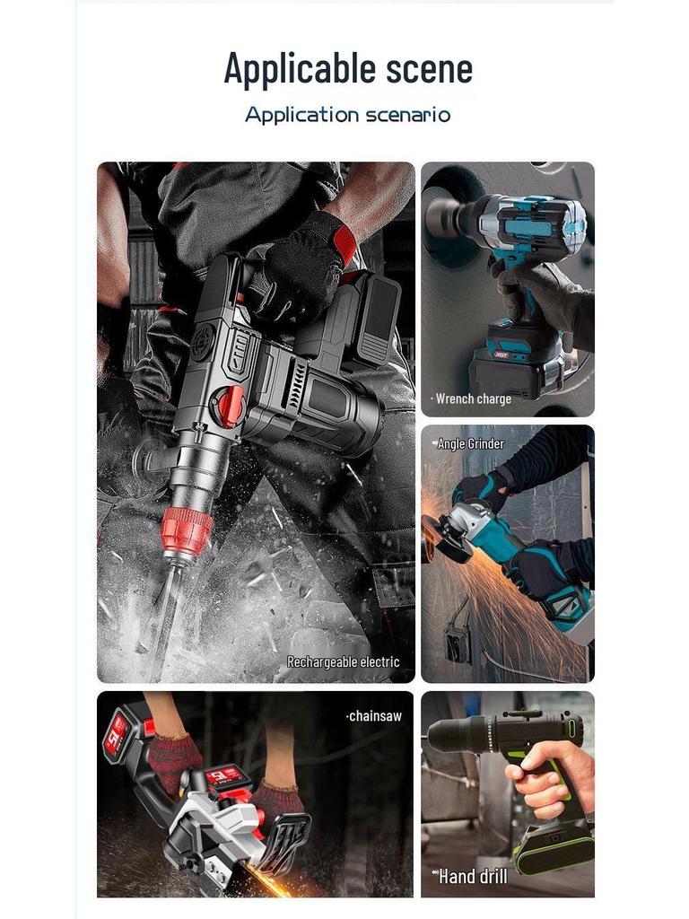 Makita 21V Dual Port Charger for Power Tools - Electric Drill & Wrench, Dual Slot, High-Power Lithium Battery Charger