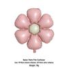 Cute Matte Frosted Teddy Bear & Rainbow Aluminum Balloons for Kids' First Birthday Decorations