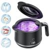 Dental Cleaning Pod, 45kHz Ultrasonic Retainer Cleaner Machine for Dentures, Mouth Guards, Braces, Aligners, Night Guard, Digital Timer, 5 Modes
