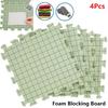 1/4Pcs New Ultra Thick Foam Blocking Board Foam Crafts Reusable Knitting Block Mat 32x32cm EVA Grid Knitting Board