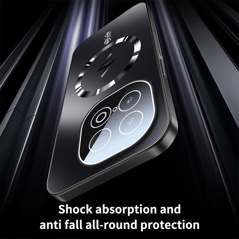 Magnetic Wireless Charging Shockproof Case For VIVO iQOO Z10 Turbo Pro Plus Neo10 Global Lens Film Protection Frosted Back Cover