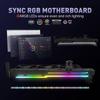 2-in-1 RGB LED Grafikkartenhalter 1800 U/min 5V 3-Pin ARGB Grafikkarten-Kühl Lüfter mit 3x 80mm Lüftern PCI Montagehalterung