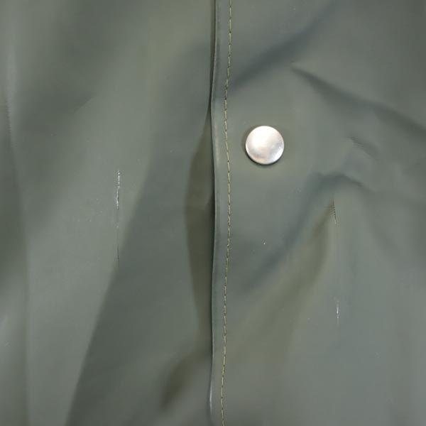 STUTTERHEIM Water Repellent Finish Raincoat Green Hood Men's Used