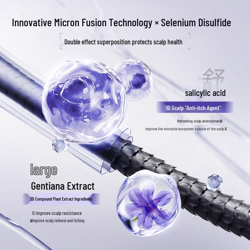 Three Hair Wizards Selenium Disulfide Anti-Dandruff Oil Control Shampoo