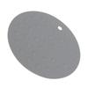 Round Shape Silicone Pad Kitchen AntiScald Insulation Dish Placemat for Kitchen Home(Dark Gray )