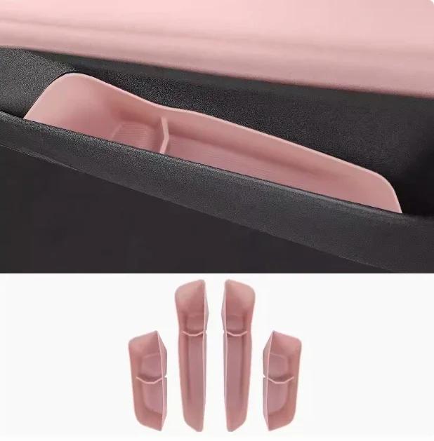4PCS Multifunctional Durable Car Car Front Rear Inner Door Storage Box For BYD Seagull Protection Waterproof Storage Accessories