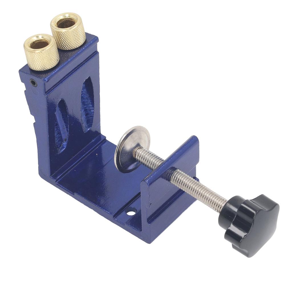 Pocket Hole Jig Kit Dowel System Set Woodwork Guides Joint Angle Tool Carpentry Locator Adjustable W