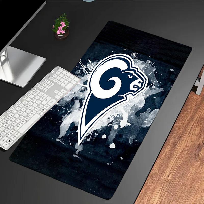 Rams Team Spirit Mouse pad Mouse pad, Gaming Mouse Pad, keyboard pad, Desk Decor for computer notebook Fan Gift Birthday Gift